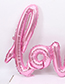 Fashion Pink Love Shape Design Balloon