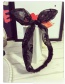Fashion Black Dots Pattern Decorated Hair Hoop