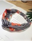 Fashion White Stripe Pattern Decorated Hairband