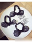 Fashion Black Lace Decorated Bowknot Hair Hoop