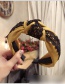 Fashion Black Lace Decorated Knot Shape Hair Hoop