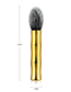 Fashion Gold Color Round Shape Decorated Makeup Brush