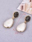 Fashion White Background Alloy Shell Drop Earrings