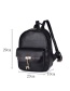 Fashion Gold Three-piece Pure Color Backpack