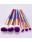 Fashion Color 6 Honeycombs - Colorful - White Purple Hair