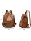 Fashion Brown Large-capacity Backpack