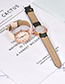 Fashion Light Blue Solid Color Pu Alloy Electronic Watch