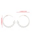 Fashion Ring Alloy Ring Pearl Earrings