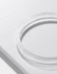 Fashion White Transparent Acrylic Plate Bracelet