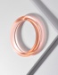 Fashion Orange Transparent Acrylic Plate Bracelet