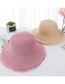 Fashion Pink Dalat Shade Tassel Fisherman Hat