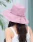 Fashion Purple Solid Color Tethered Hat