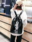 Fashion Black Large-capacity Travel Backpack