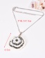 Fashion White Copper Diamond Seashell Flower Necklace