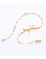 Fashion Gold Zircon Diamond Bird Pearl Bracelet