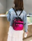 Fashion Blue Sequined Backpack