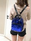 Fashion Black Sequined Backpack