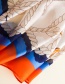 Fashion Orange Silk Scarf Shawl Dual Purpose