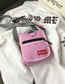 Fashion Pink Ring Crossbody Bag