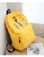 Fashion Yellow Cartoon Cat Backpack