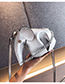 Fashion Black Three-dimensional Small Elephant Slung Pu Single Shoulder Bag
