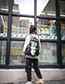 Fashion Color Painted Graffiti Backpack