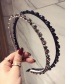 Fashion Korean Powder Wrapped Crystal Beads: Fine-edged Headband