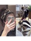 Fashion Small Leopard Print Diamonded Bow Wide-brimmed Headband