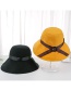 Fashion Mango Yellow Bow Folding Cup Cap