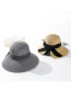 Fashion Coffee Color Dalat Tethered Bow With Straw Hat