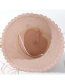 Fashion Creamy-white Tether Flower Sun Hat