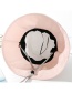 Fashion Pink Two-color Stitching Big Fisherman Hat