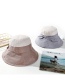 Fashion Coffee Color Two-color Stitching Big Fisherman Hat