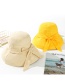 Fashion Mango Yellow Dual-use Big Tethered Rope Butterfly Cap