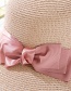 Fashion Pink Big Bow Tie Hat