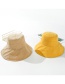 Fashion Mango Yellow Peach Velvet Solid Color Cloth Hat