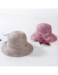 Fashion Snow Bud Powder Organza Flower Foldable Fisherman Hat