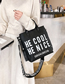 Fashion Light Grey One-shoulder Shopping Bag