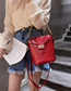 Fashion Red Bucket Hand Chain:shoulder Diagonal Package