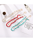 Fashion White Alloy Turquoise Shell Two-layer Necklace
