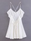 Fashion White Lotus Leaf Dress