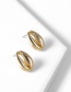 Fashion Gold Single Shell Earring