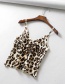 Fashion Blue Leopard Print Knit Camisole