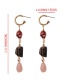 Fashion Color Wire Wound Shaped Resin Earrings