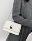 Fashion White Sequin Chain Shoulder Messenger Bag