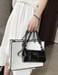 Fashion White Transparent Chain Shoulder Bag