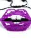 Fashion Purple Lip Set Bracelet