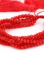 Fashion Red Tassel Bracelet Set