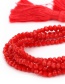 Fashion Red Set Bracelet Rice Beads Braided Eyes