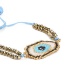 Fashion Gold Eye Suit Woven Bracelet